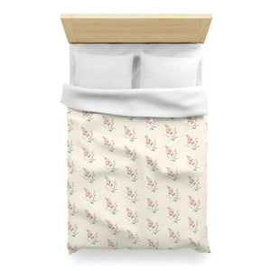Floral Microfiber Duvet – Cozy Bedroom Chic - Dipaliz - Covers