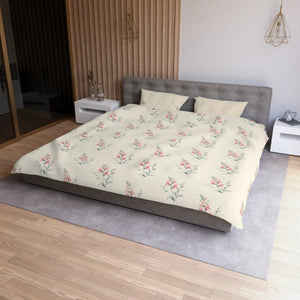 Floral Microfiber Duvet – Cozy Bedroom Chic - Dipaliz - Covers