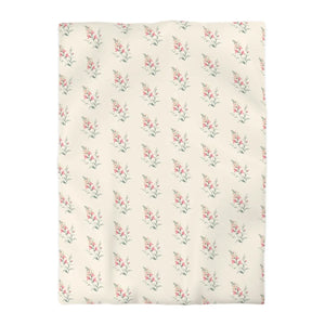 Floral Microfiber Duvet – Cozy Bedroom Chic - Dipaliz - Covers