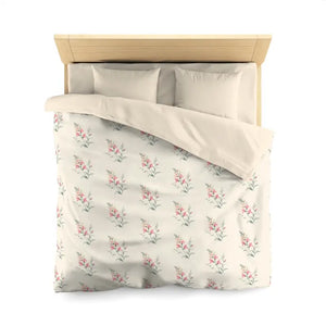 Floral Microfiber Duvet Cover - Cozy Bedroom Chic - Dipaliz - Covers