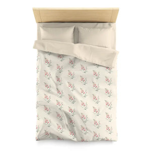 Floral Microfiber Duvet Cover - Cozy Bedroom Chic - Dipaliz - Covers