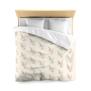 Floral Microfiber Duvet Cover - Cozy Bedroom Chic - Dipaliz - Covers