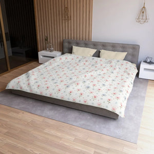 Floral Microfiber Duvet – Cozy Spring Bedding - Dipaliz - Covers