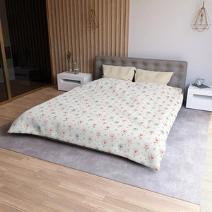 Floral Microfiber Duvet – Cozy Spring Bedding - Dipaliz - Covers