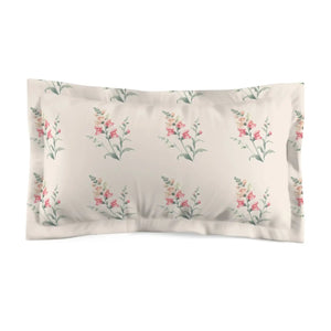 Floral Microfiber Pillow – Soft Botanical Design - Dipaliz - Pillowcases & Shams