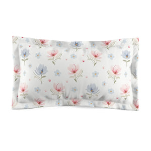 Floral Microfiber Pillow Sham – Soft Fabric - Dipaliz - Pillowcases & Shams