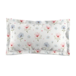 Soft Floral Microfiber Pillow Sham - Playful Elegance - Dipaliz - King - Pillowcases & Shams