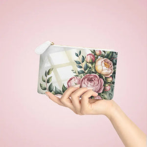 Floral Mini Clutch Bag - Evening Party Wedding Accessory - Dipaliz - 6.3” x 4” / White - Bags