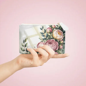 Floral Mini Clutch Bag - Evening Party Wedding Accessory - Dipaliz - 6.3” x 4” / White - Bags