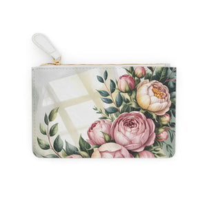 Floral Mini Clutch Bag - Evening Party Wedding Accessory - Dipaliz - 6.3” x 4” / White - Bags