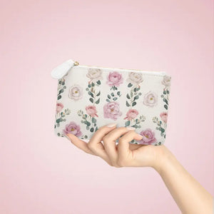 Floral Mini Clutch Bag Elegant Evening Style - Dipaliz - 6.3” x 4” / White - Bags