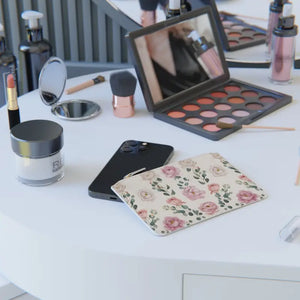 Floral Mini Clutch Bag Elegant Evening Style - Dipaliz - 6.3” x 4” / White - Bags