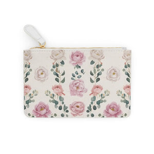 Floral Mini Clutch Bag - Elegant Faux Leather - Dipaliz - Bags