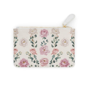 Floral Mini Clutch Bag - Elegant Faux Leather - Dipaliz - Bags