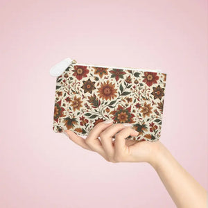 Chic Mini Clutch - Vibrant Floral Style - Dipaliz - 6.3” x 4” / White - Bags