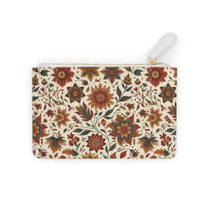 Chic Mini Clutch - Vibrant Floral Style - Dipaliz - 6.3” x 4” / White - Bags
