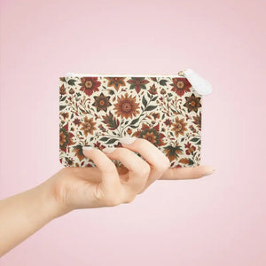 Chic Mini Clutch - Vibrant Floral Style - Dipaliz - 6.3” x 4” / White - Bags