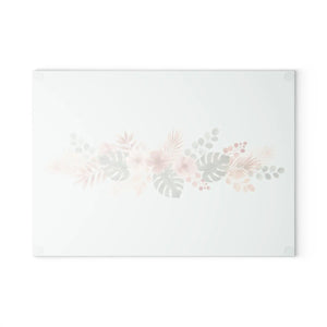 Tropical Hibiscus Glass Cutting Board – Tempered - Dipaliz - Boards