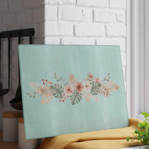 Tropical Hibiscus Glass Cutting Board – Tempered - Dipaliz - Boards