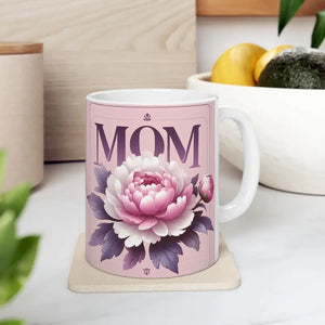 Floral Mom Ceramic Mug Dishwasher Safe Gift - Dipaliz - Mugs