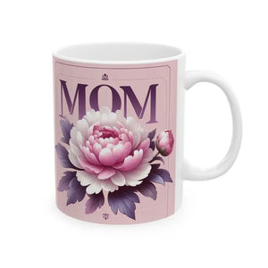 Floral Mom Ceramic Mug Dishwasher Safe Gift - Dipaliz - Mugs
