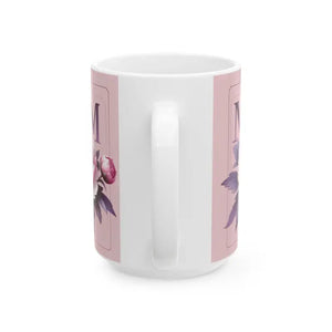 Floral Mom Ceramic Mug Dishwasher Safe Gift - Dipaliz - Mugs
