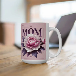 Floral Mom Ceramic Mug Dishwasher Safe Gift - Dipaliz - Mugs