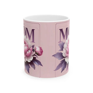 Vibrant Floral Mom Ceramic Mug - Dishwasher Safe - Dipaliz - Mugs