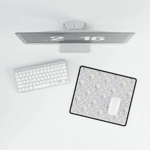 DipaliZ floral moon desk mat, a calm alternative to a plain black mouse pad