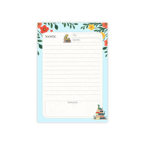 Vibrant Floral Note Pads - Bookworm Designs - Dipaliz - Notepads