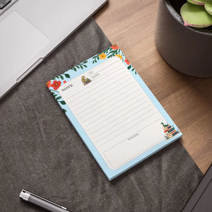 Vibrant Floral Note Pads - Bookworm Designs - Dipaliz - Notepads