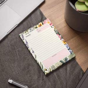 Floral Note Pads Add Style to your Daily Planning - Dipaliz - 4’’ x 6’’ / White - Sticky Notes