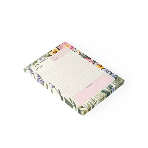 Floral Note Pads Add Style to your Daily Planning - Dipaliz - 4’’ x 6’’ / White - Sticky Notes