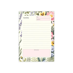 Floral Note Pads Add Style to your Daily Planning - Dipaliz - 4’’ x 6’’ / White - Sticky Notes