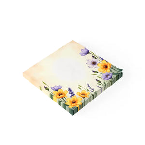 Floral Note Pads - Vibrant Flower Design Creative Office Style - Dipaliz - Sticky Notes