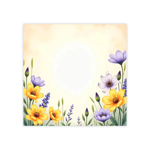 Vibrant Floral Note Pads - Creative Office Style - Dipaliz - Sticky Notes