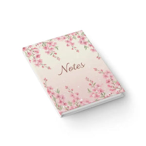 Paper Products - Pink Blossom Floral Notes Journal with Premium Gsm - Dipaliz