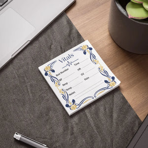 Floral Nurse Vitals Medical Note Pad – Shift Charting - Dipaliz - Sticky Notes