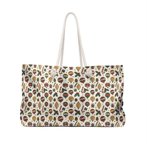 Floral Oversized Polyester Weekender - Christmas Style - Dipaliz - Luggage & Bags