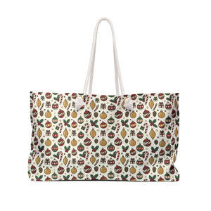 Floral Oversized Polyester Weekender - Christmas Style - Dipaliz - Luggage & Bags