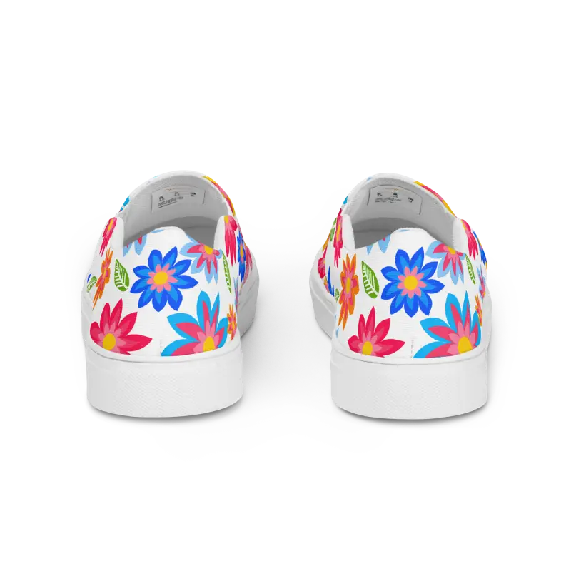 Step Into Floral Paradise with Vibrant Canvas Shoes