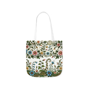 Pastel Floral Canvas Tote - Polyester Everyday Bag - Dipaliz - Bags