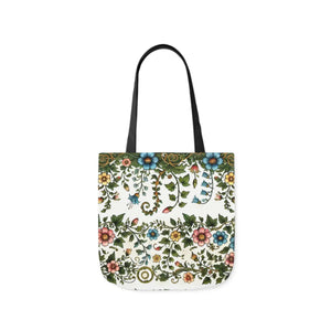 Pastel Floral Canvas Tote - Polyester Everyday Bag - Dipaliz - Bags