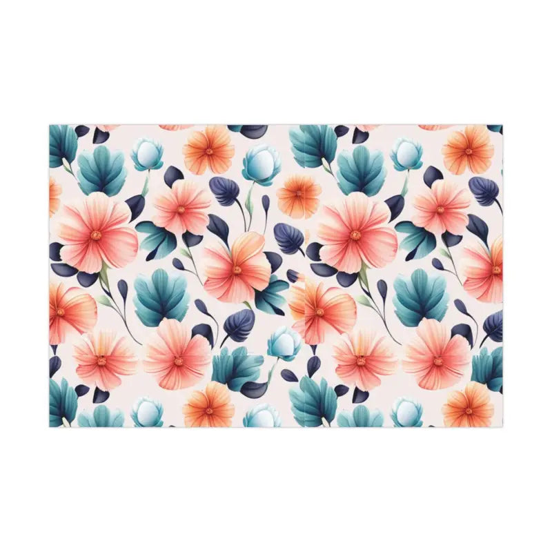 Floral Pastel Gift Wrap: Elevate your Gift-giving Elegance - Home Decor