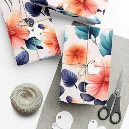 Floral Pastel Gift Wrap: Elevate your Gift-giving Elegance - Home Decor