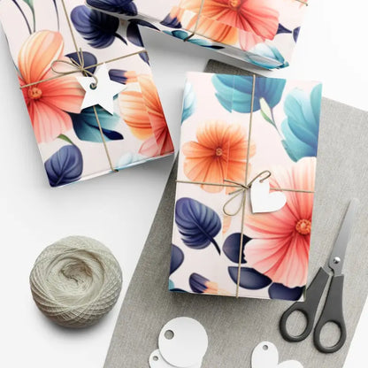 Floral Pastel Gift Wrap: Elevate your Gift-giving Elegance - Home Decor