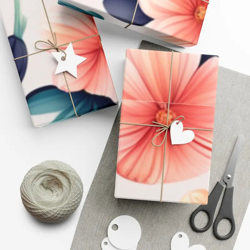 Floral Pastel Gift Wrap: Elevate your Gift-giving Elegance - Home Decor