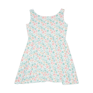 Floral Pastel Skater Dress – Coastal Summer - Dipaliz - Dresses