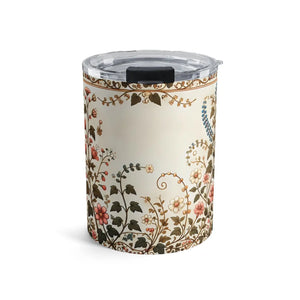 Floral Pattern 10oz Tumbler Stainless Steel - Dipaliz - Tumblers