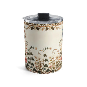 Floral Pattern 10oz Tumbler Stainless Steel - Dipaliz - Tumblers